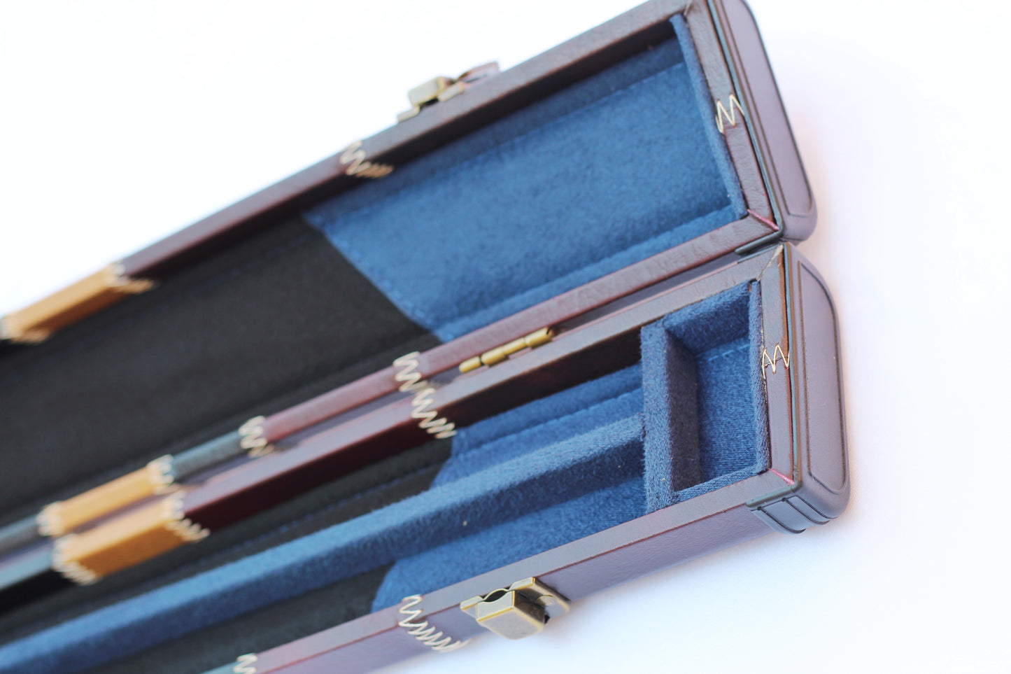 Burgundy Patch | 3/4 Cue Case - Perry Cues
