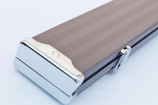 Grey | 3/4 Cue Case (3 Slot) - Perry Cues
