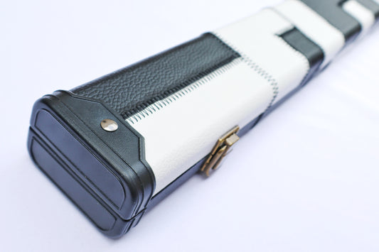 Patchwork Black & White | 1 Piece Cue Case - Perry Cues