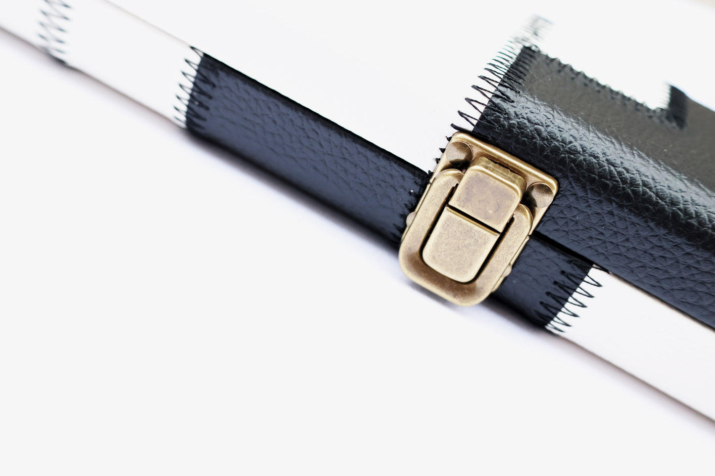 Patchwork Black & White | 1 Piece Cue Case - Perry Cues
