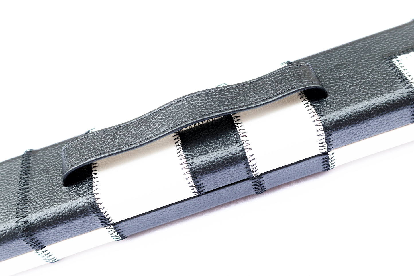 Patchwork Black & White | 1 Piece Cue Case - Perry Cues
