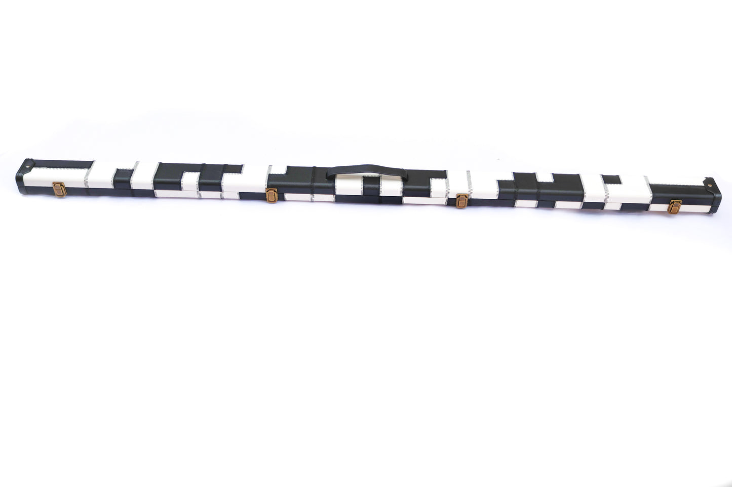 Patchwork Black & White | 1 Piece Cue Case - Perry Cues