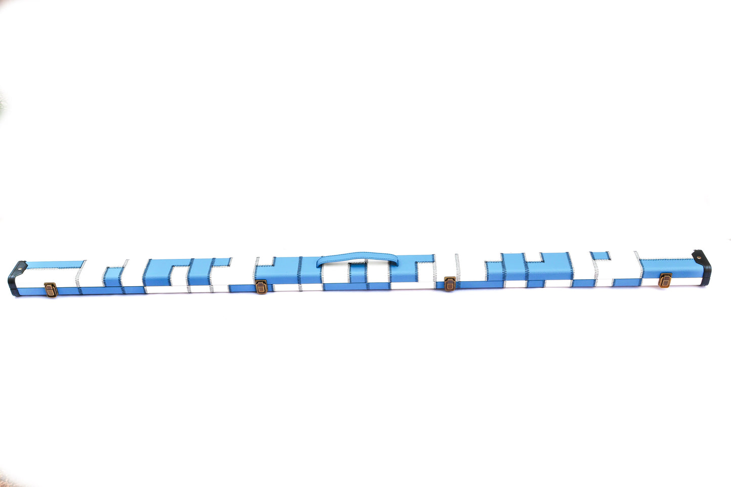 Patchwork Blue & White | 1 Piece Cue Case - Perry Cues