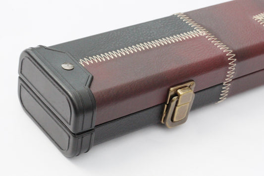 Patchwork Burgundy | 1 Piece Cue Case - Perry Cues