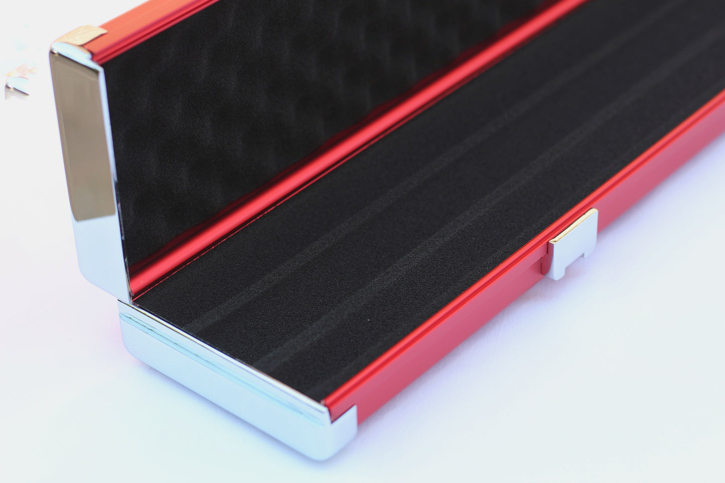 Red | 3/4 Cue Case (3 Slot) - Perry Cues
