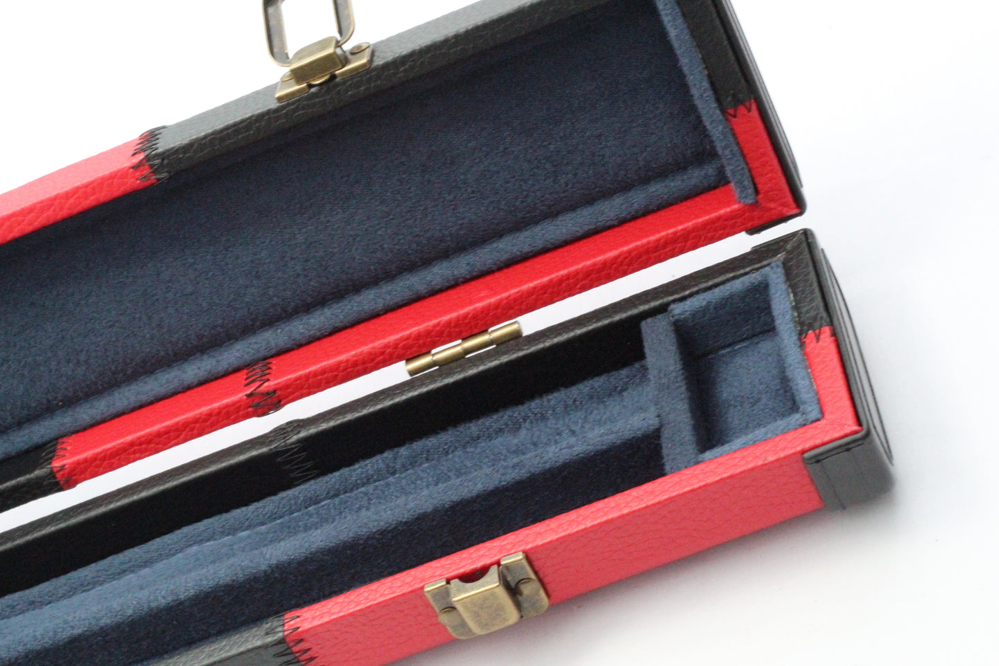 Red & Black Patch | 3/4 Cue Case - Perry Cues