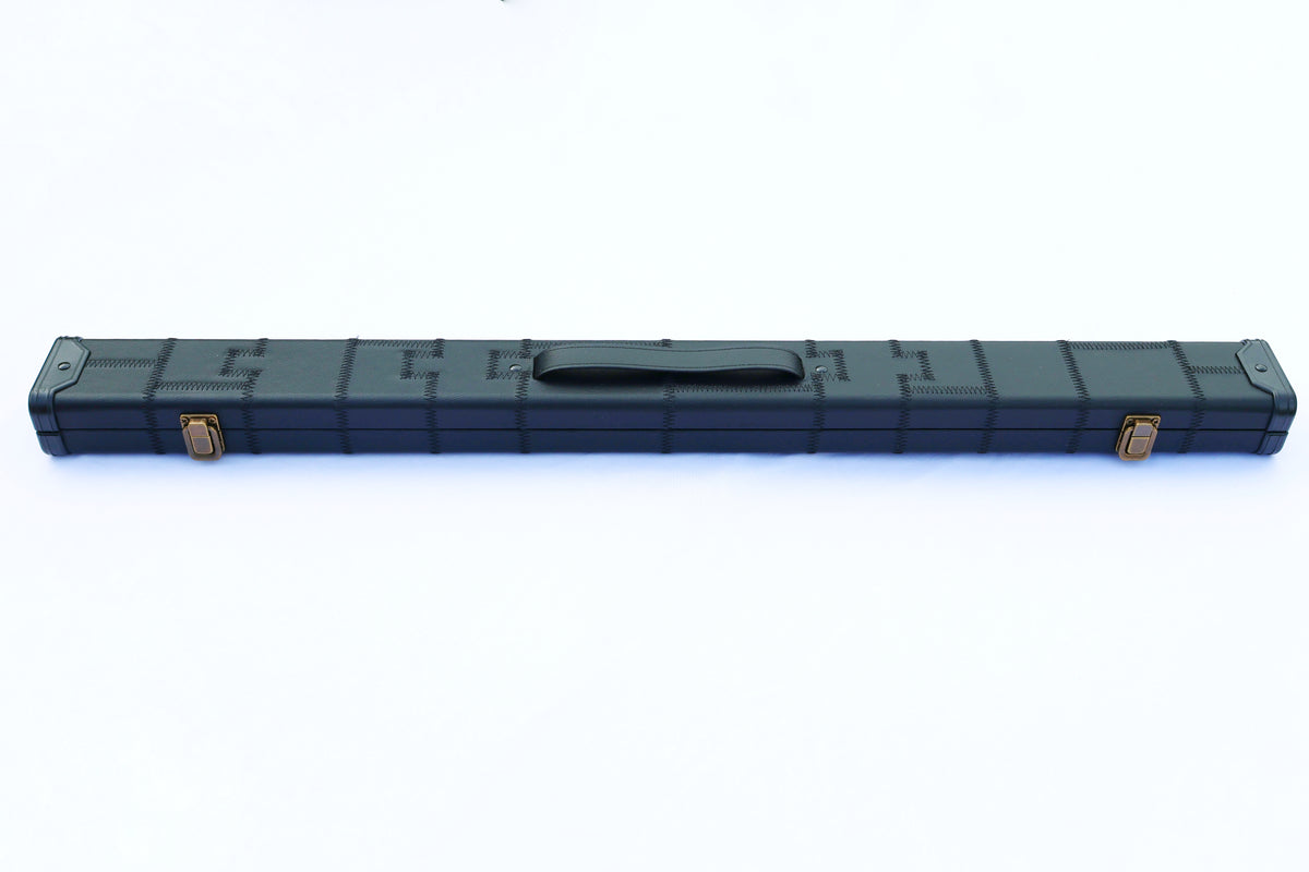 Black Patch | 2 Piece Cue Case - Perry Cues