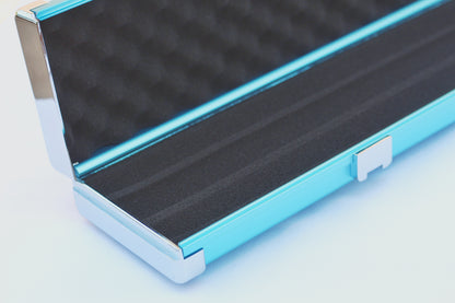 Light Blue | 3/4 Cue Case (3 Slot) - Perry Cues