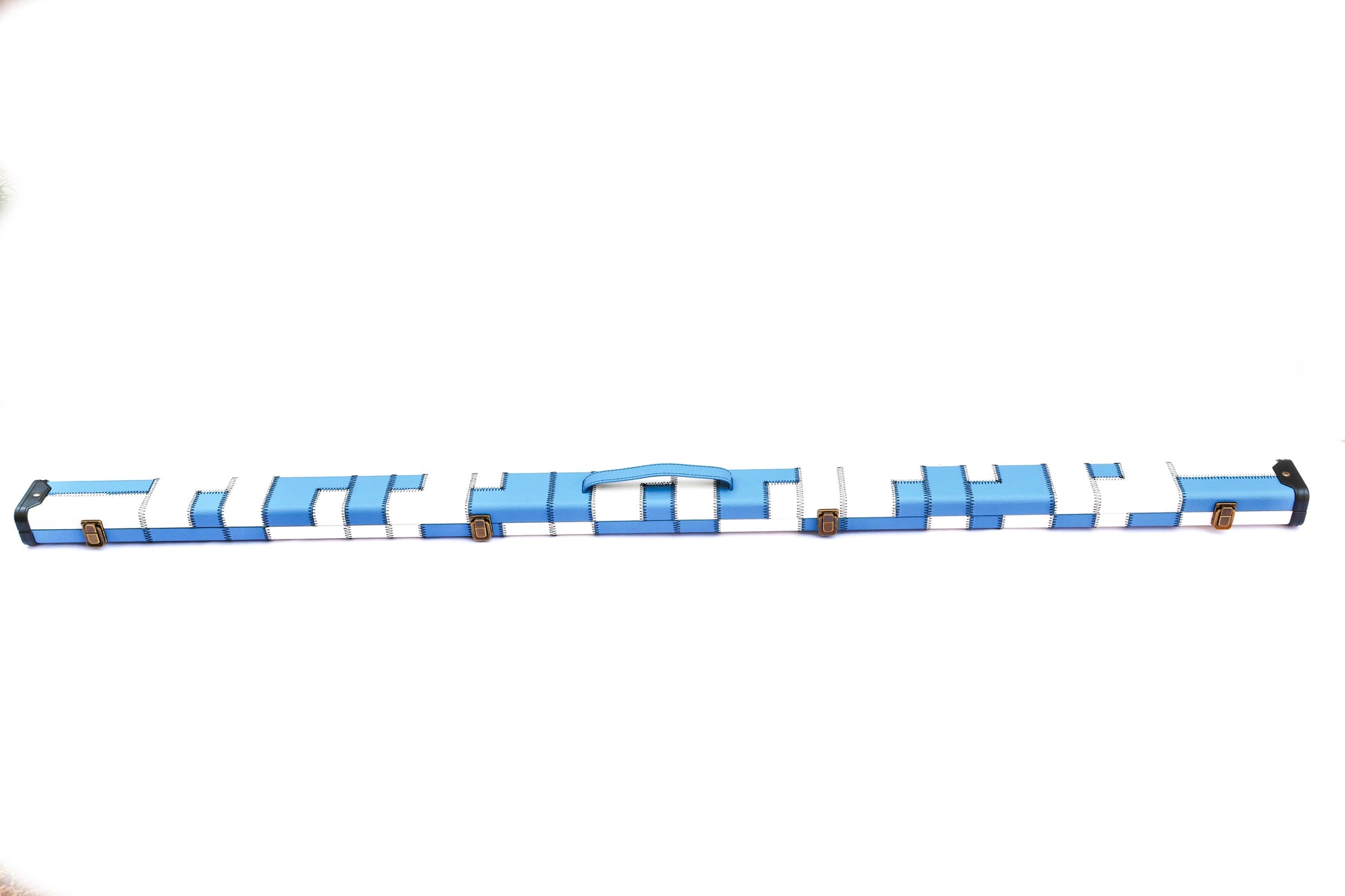 Patchwork Blue & White | 1 Piece Cue Case - Perry Cues