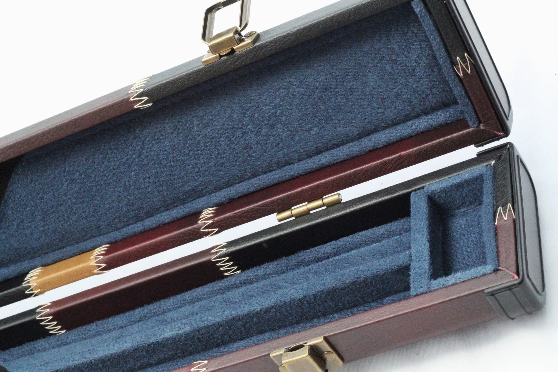 Patchwork Burgundy | 1 Piece Cue Case - Perry Cues
