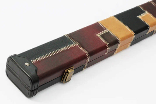 Patchwork Burgundy | 1 Piece Cue Case - Perry Cues