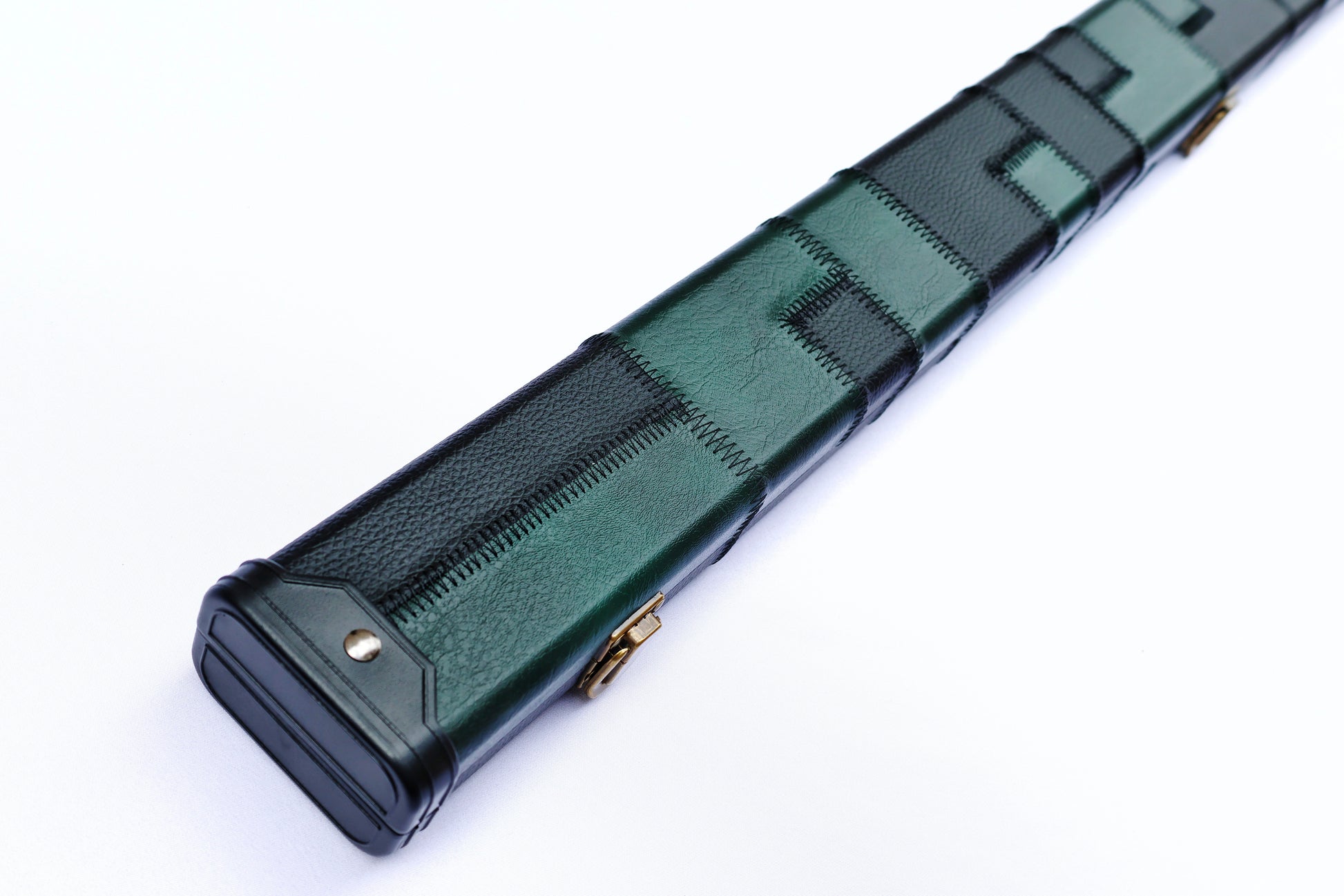 Patchwork Green & Black | 1 Piece Cue Case - Perry Cues