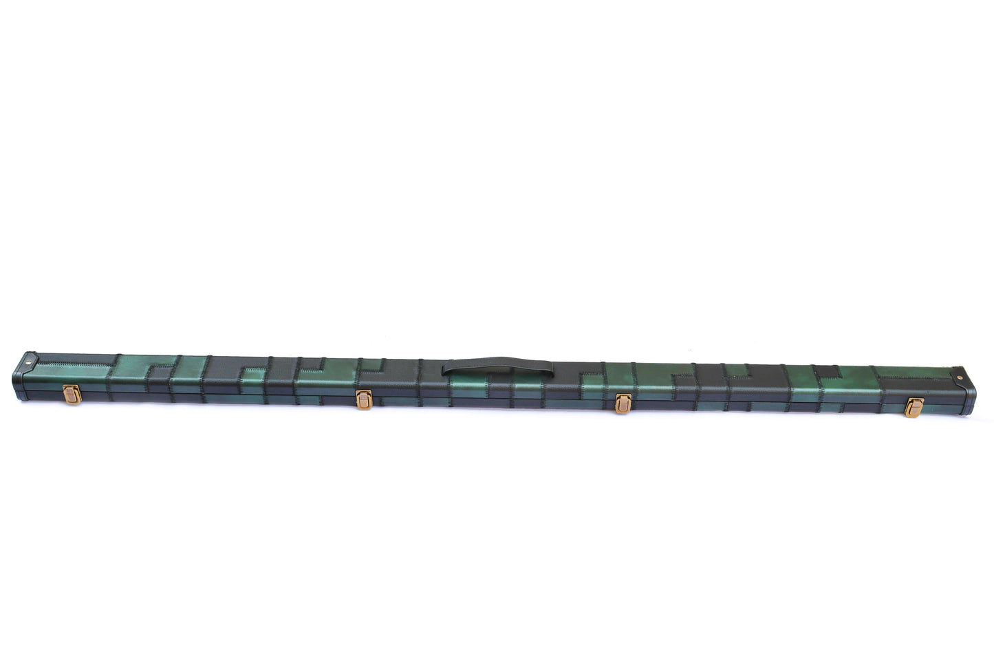 Patchwork Green & Black | 1 Piece Cue Case - Perry Cues
