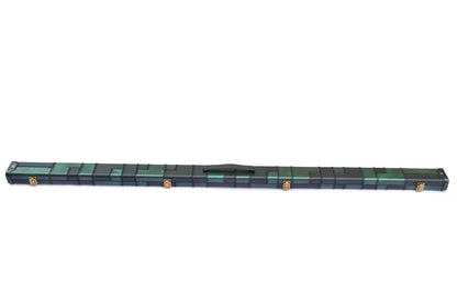 Patchwork Green & Black | 1 Piece Cue Case - Perry Cues