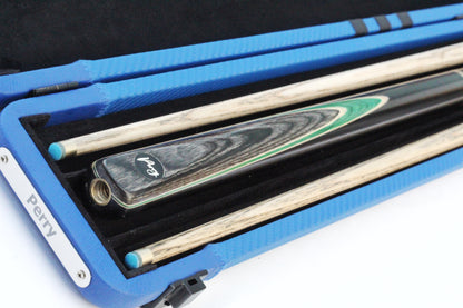 Perry Handmade Blue | 3 Slot Cue Case - Perry Cues