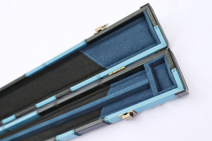 Blue & Black Patch | 3/4 Cue Case - Perry Cues