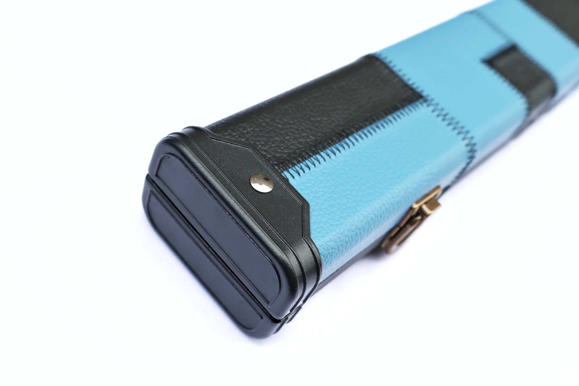 Blue & Black Patch | 3/4 Cue Case - Perry Cues