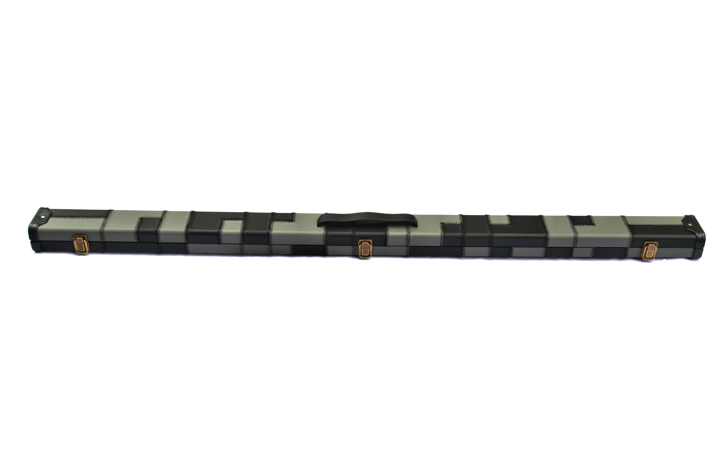 Grey & Black Patch | 3/4 Cue Case - Perry Cues