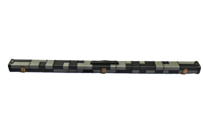 Grey & Black Patch | 3/4 Cue Case - Perry Cues