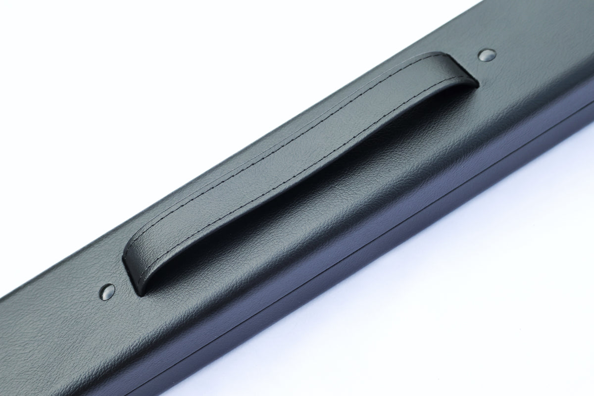 Plain Black | 2 Piece Cue Case - Perry Cues