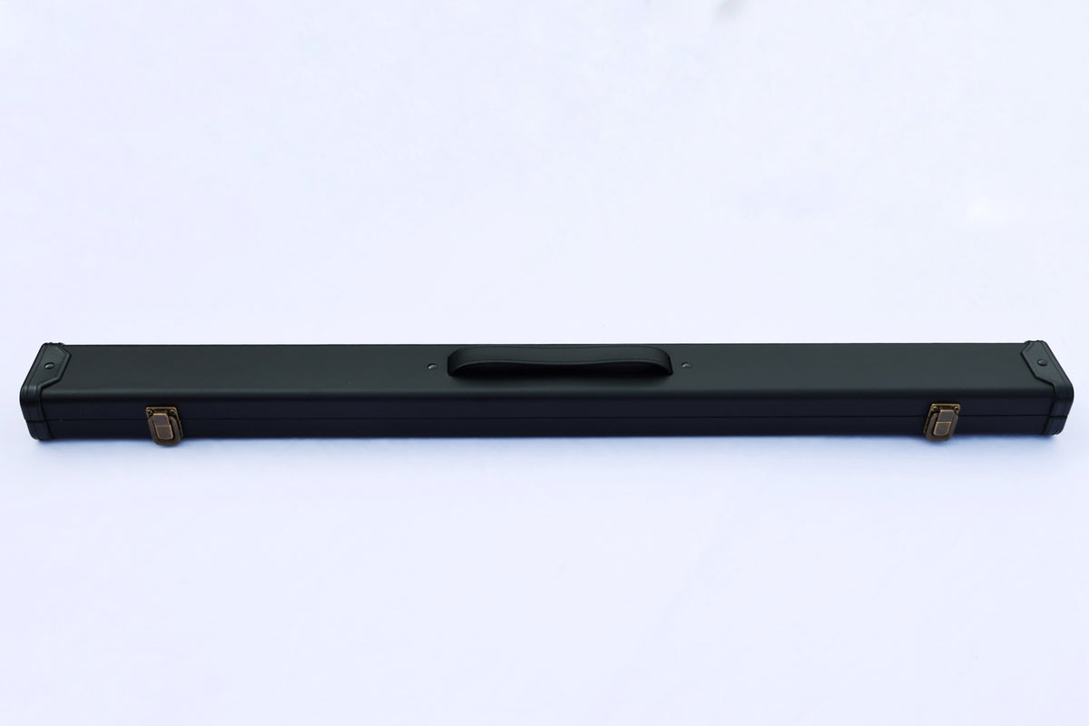 Plain Black | 2 Piece Cue Case - Perry Cues