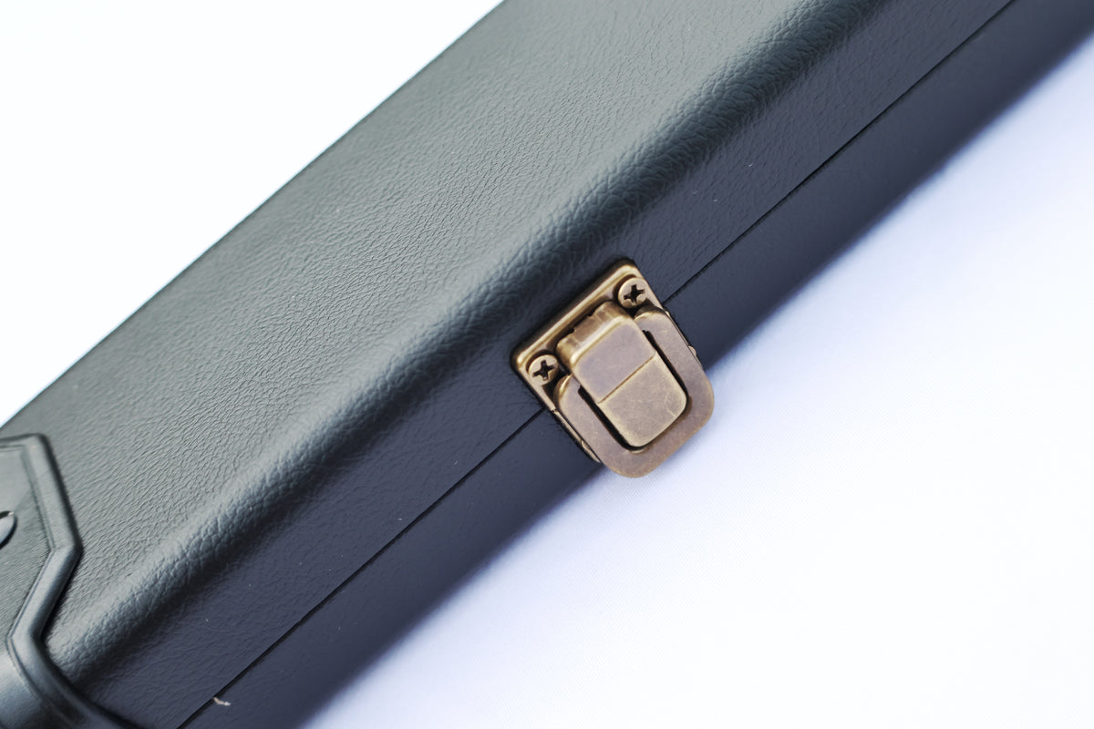 Plain Black | 2 Piece Cue Case - Perry Cues