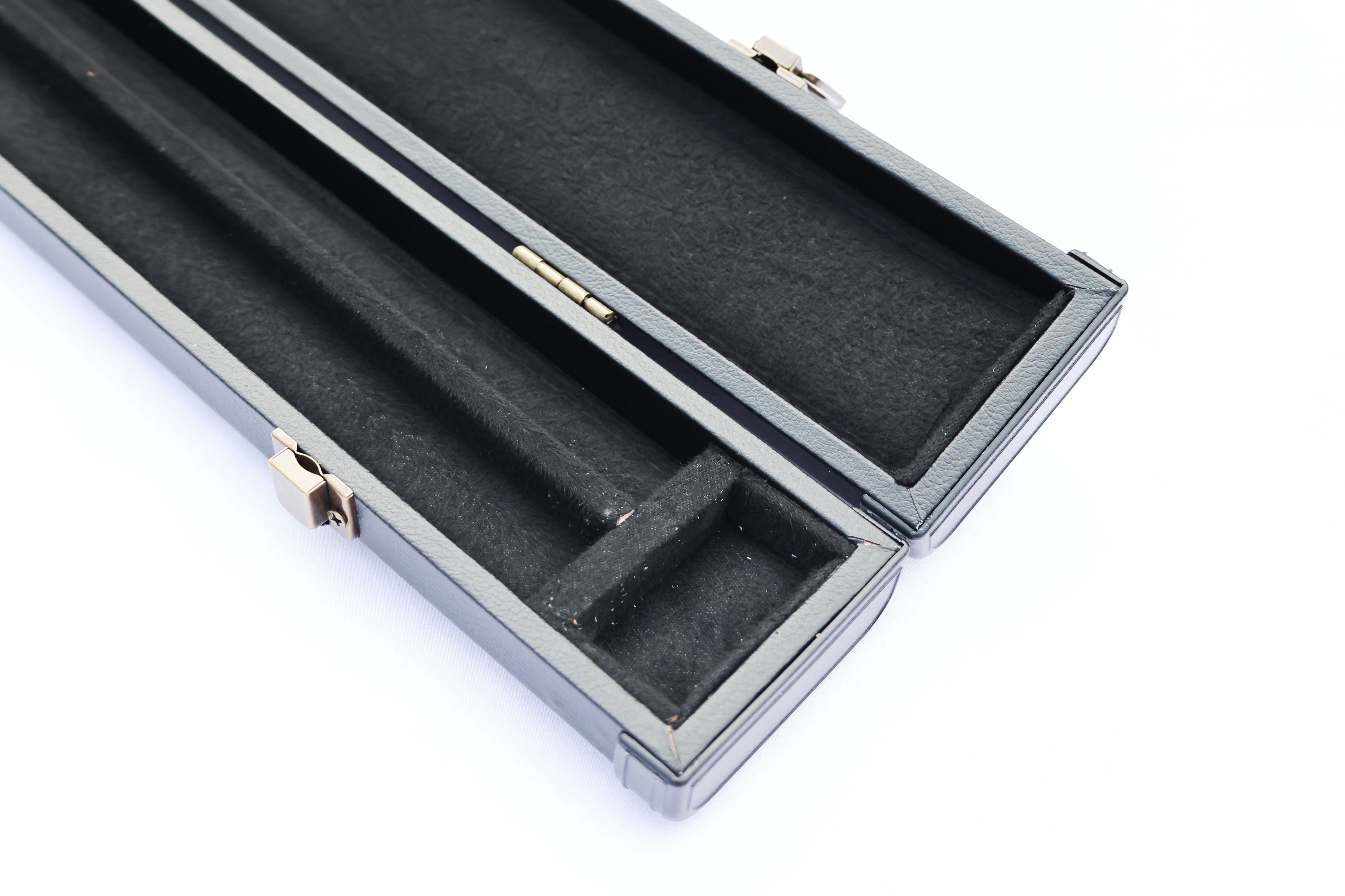 Plain Black | 2 Piece Cue Case - Perry Cues